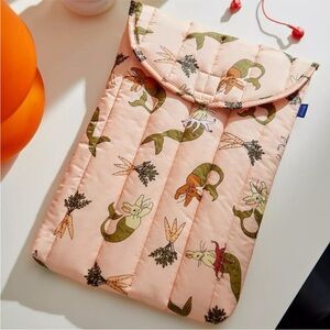 Baggu Mermaid Bunny Print Quilted Laptop Pouch